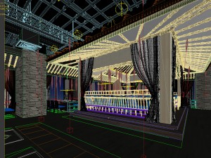 hotel luxury restaurant 06 Modelo 3D