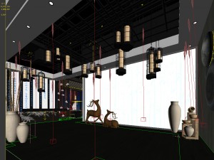 hotel luxury restaurant 06 Modelo 3D