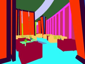 luxury large hotel restaurant 10 3D Model