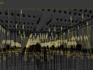 luxury large hotel restaurant 13 3D Model