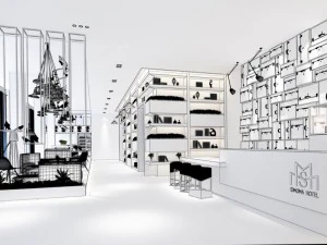 private club restaurant 3D Model