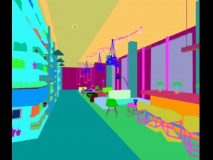 private club restaurant Model 3D