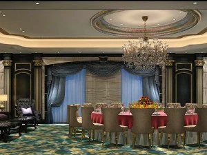 sala de jantar privada 02 Modelo 3D