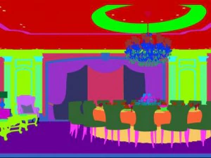 private dining room space 02 3D Model