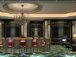 private dining room space 02 3D 모델