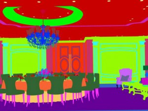 private dining room space 02 3D 모델