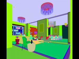 private dining room space 03 Modelo 3D
