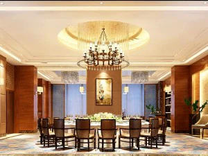 private dining room space 03 3D Model