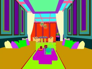 private dining room space 05 3D Model