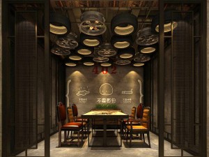 private dining room space 09 3D Model