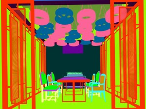private dining room space 09 Modelo 3D