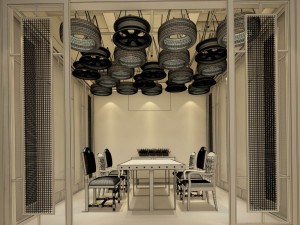 private dining room space 09 Modelo 3D
