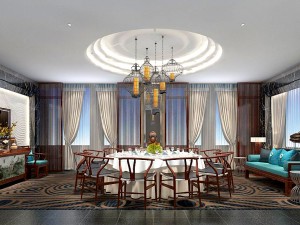 private dining room space 10 3D Model