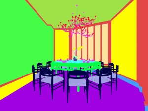 private dining room space 12 3D 모델