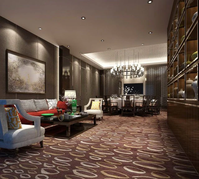 private dining room space 15 3D Model .c4d .max .obj .3ds .fbx .stl .blend 
