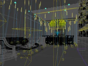 private dining room space 15 3D Model