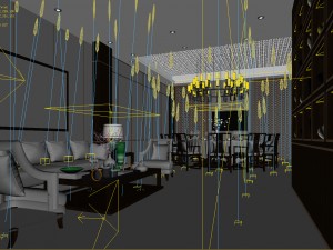 private dining room space 15 3D Модель