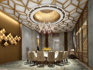 private dining room space 17 Modèle 3D