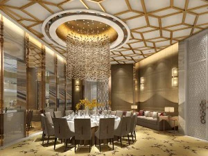 sala de jantar privada 18 Modelo 3D