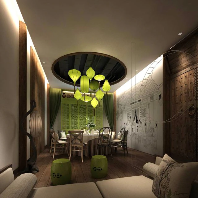 private dining room space 20 3D Model .c4d .max .obj .3ds .fbx .stl .blend 