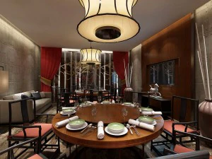 private dining room space 23 3D Model