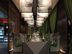 private dining room space 24 3D Model