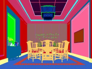 private dining room space 27 3D Model