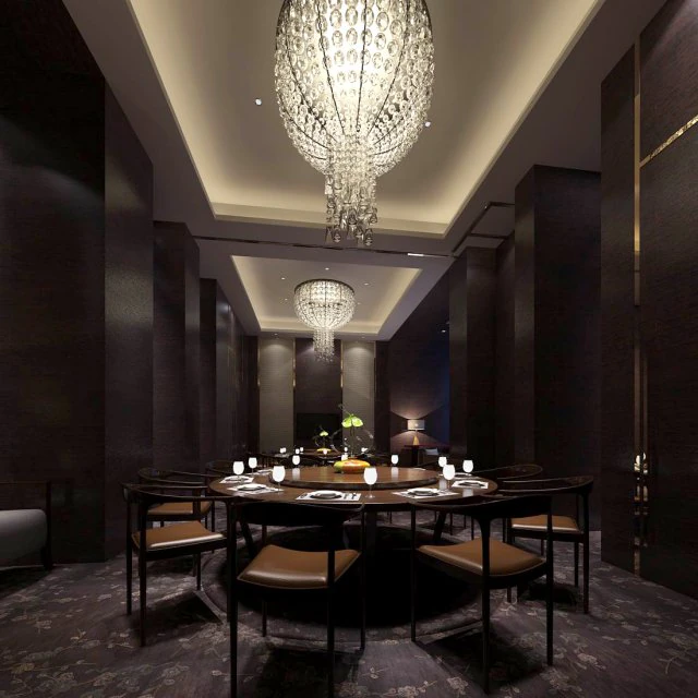private dining room space 28 3D Model .c4d .max .obj .3ds .fbx .stl .blend 