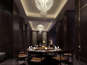 private dining room space 28 3D 모델