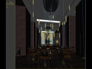 private dining room space 28 3D Модель