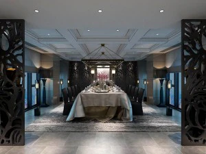 ruang makan pribadi 29 Model 3D