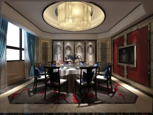 sala da pranzo privata spazio 32 Modello 3D