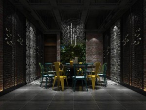 private dining room space 33 3D Model