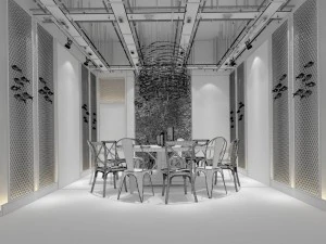 sala de jantar privada 33 Modelo 3D