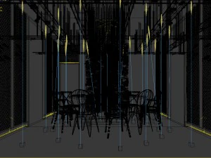 sala de jantar privada 33 Modelo 3D