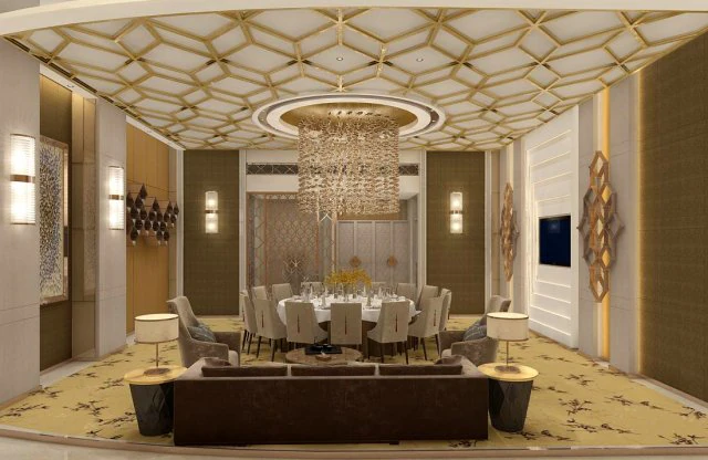 private dining room space 34 3D Model .c4d .max .obj .3ds .fbx .stl .blend 