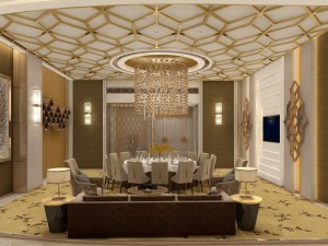 private dining room space 34 3D Model