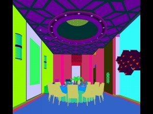 private dining room space 35 3D Model