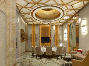 private dining room space 36 3D Model