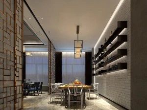 sala de jantar privada 37 Modelo 3D