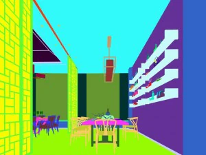 sala de jantar privada 37 Modelo 3D