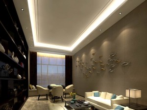 private dining room space 37 Modello 3D