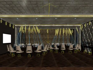 private dining room space 41 3D Model