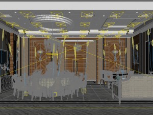 private dining room space 42 3D Model