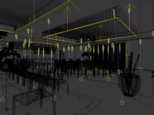 private dining room space 43 3D 模型