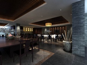 private dining room space 44 3D Модель