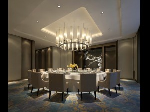 private dining room space 44 Model 3D