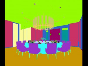 private dining room space 44 Model 3D