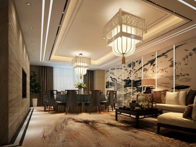 private dining room space 45 3D Model .c4d .max .obj .3ds .fbx .stl .blend 