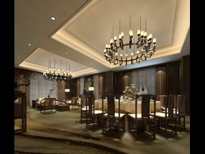 private dining room space 47 3D Model